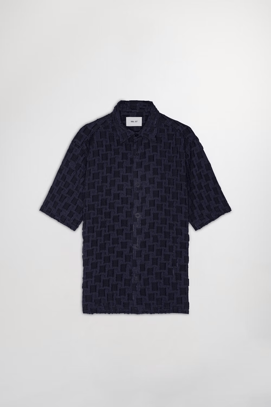 NN07 Chemises Chemise NN07 - Freddy Fil-coupé jacquard Shirt 5025
