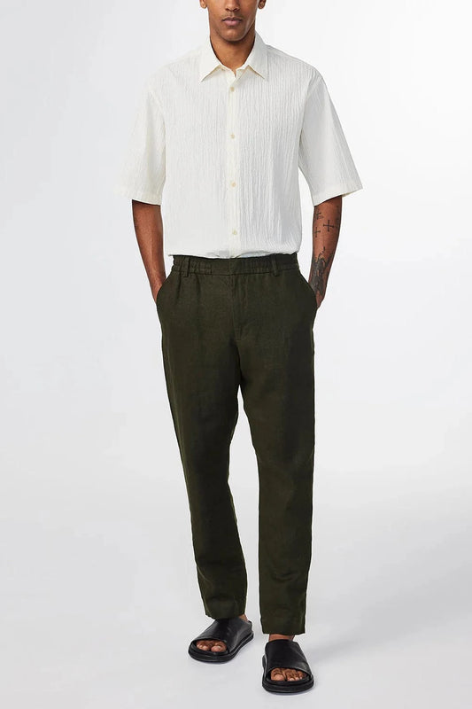 NN07 Chemises Chemise NN07 - Freddy Organic Cotton-Blend Seersucker Shirt 5721