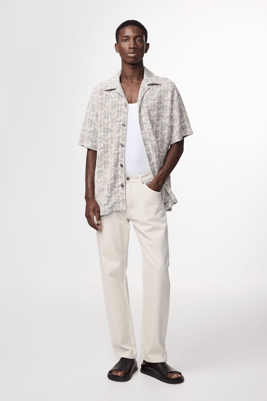 NN07 Chemises Chemise NN07 -  Julio Bouclé Jacquard Shirt 3420