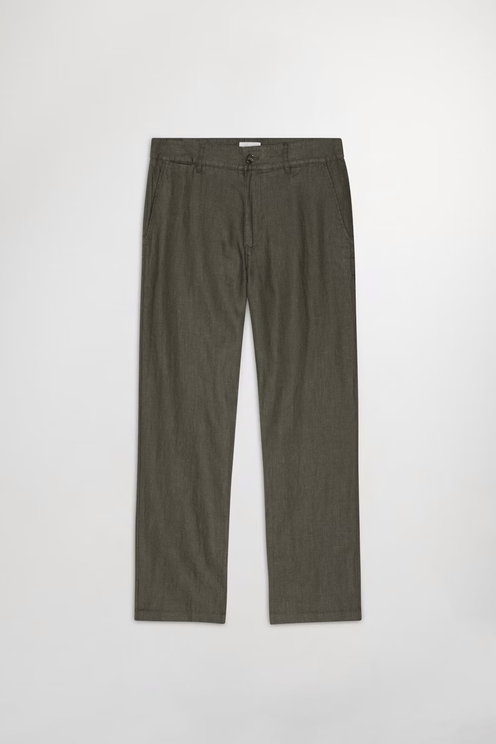 NN07 Pantalons 374 CROC GREEN / 28 / 32 Pantalon NN07 - Aden Straight leg linen regular fit Trouser 1454