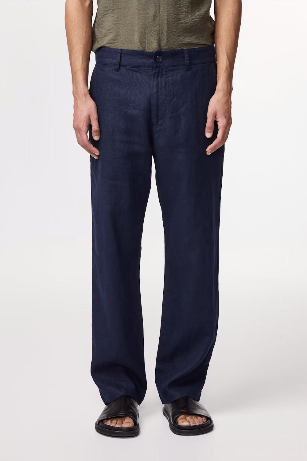 NN07 Pantalons Pantalon NN07 - Aden Straight leg linen regular fit Trouser 1454