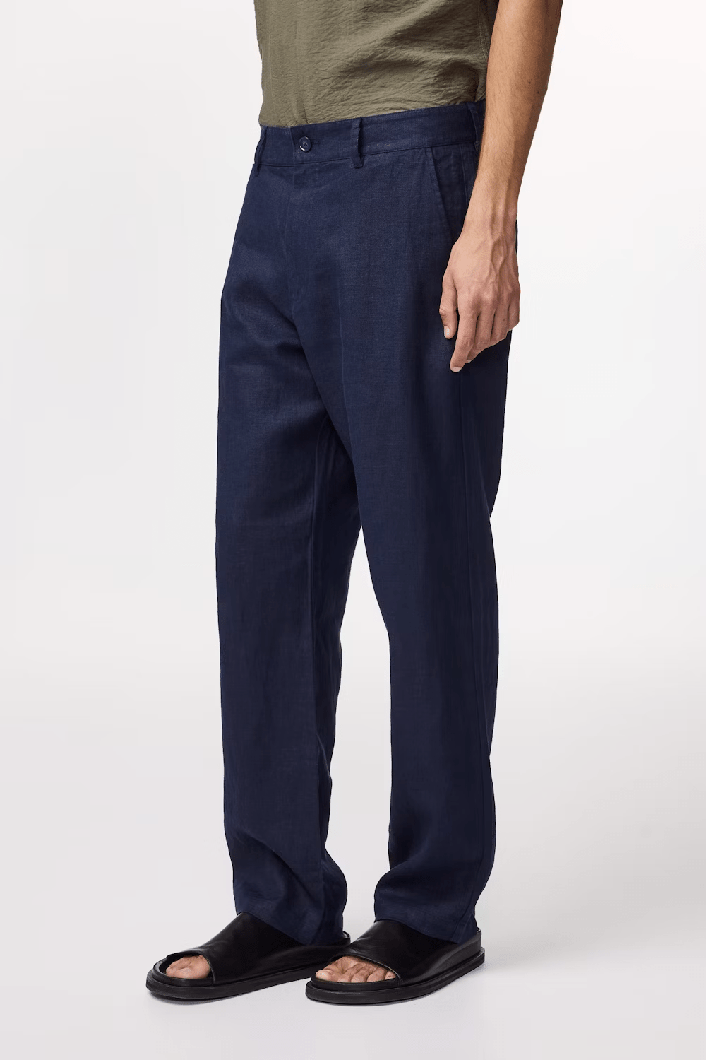 NN07 Pantalons Pantalon NN07 - Aden Straight leg linen regular fit Trouser 1454