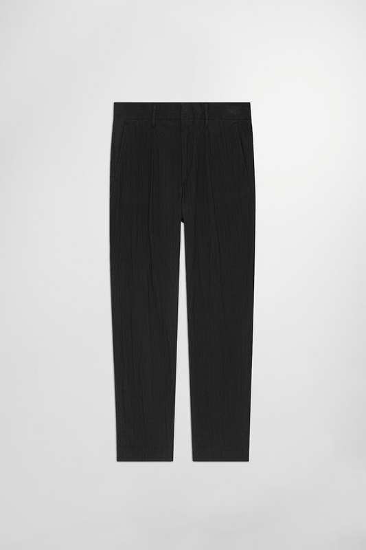 NN07 Pantalons Pantalon NN07 - Bill Pleated seersucker regular fit Trouser  5721