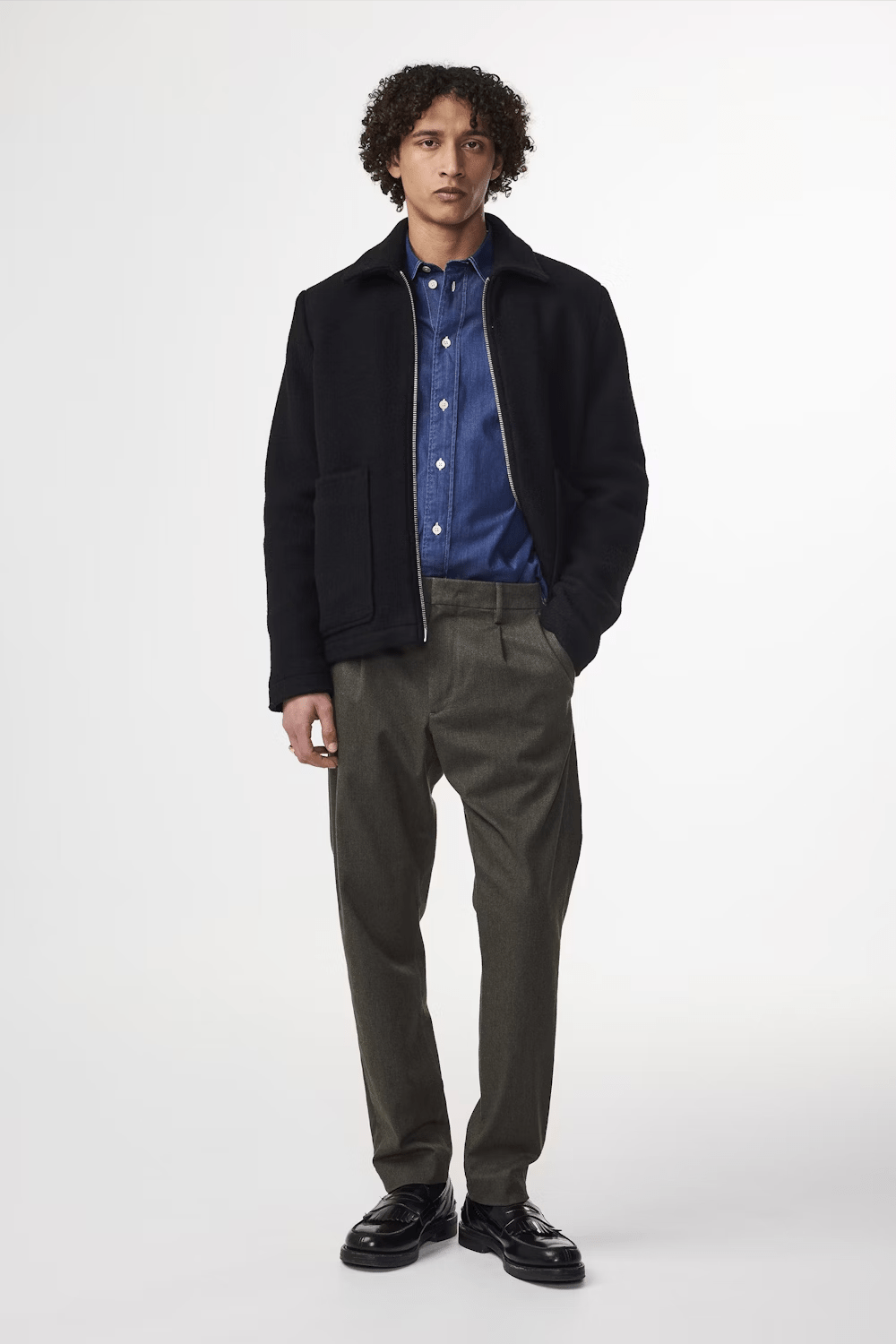 NN07 Pantalons Pantalon NN07 - Bill Tapered leg melange regular fit Trouser 1067