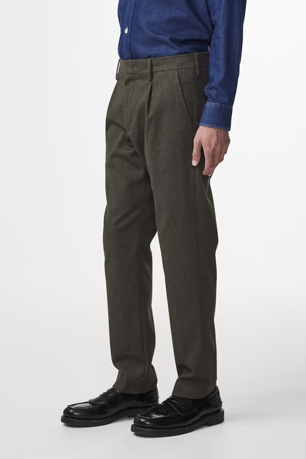 NN07 Pantalons Pantalon NN07 - Bill Tapered leg melange regular fit Trouser 1067