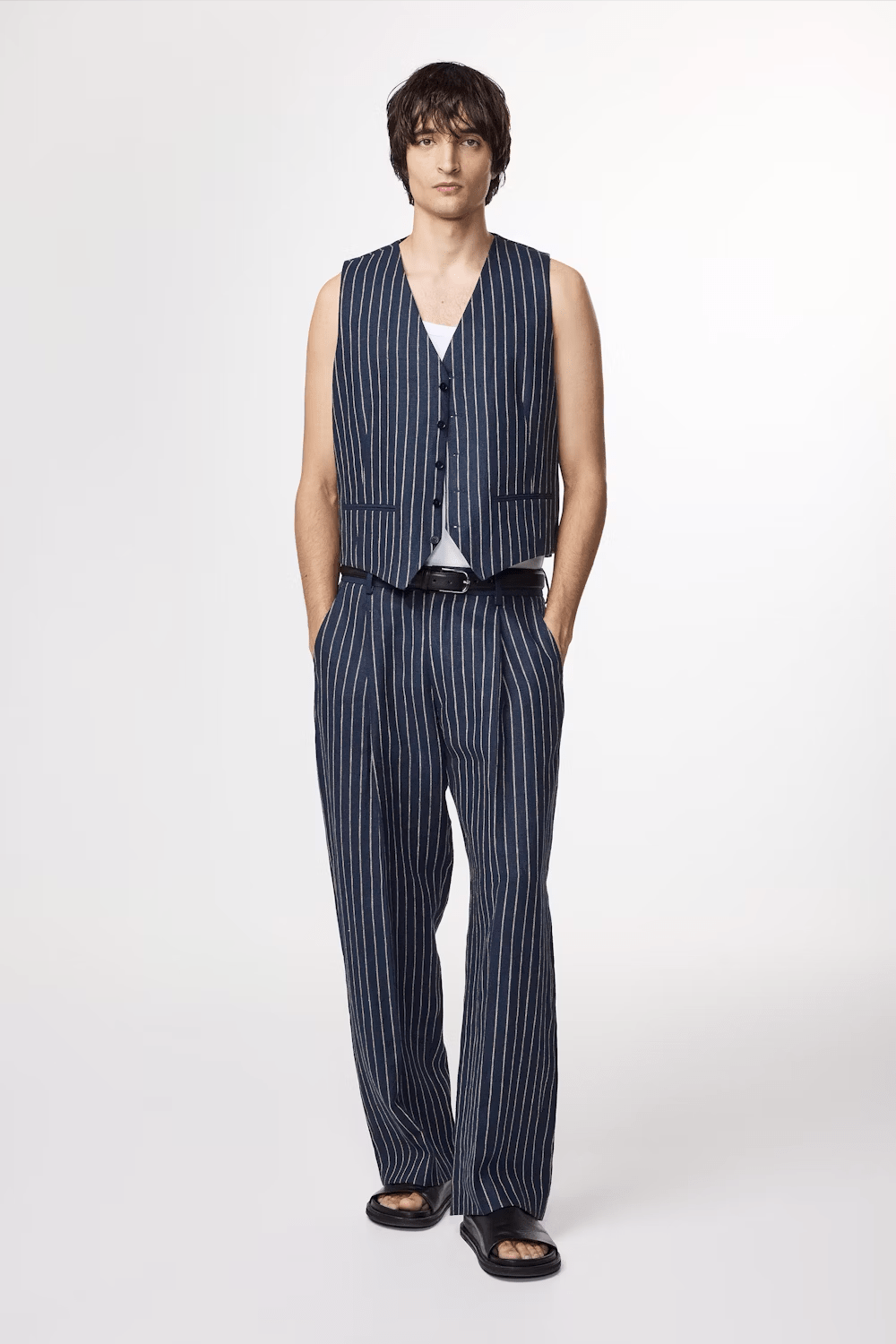 NN07 Pantalons Pantalon NN07 - Kay Relaxed Fit Linen Trouser 1455