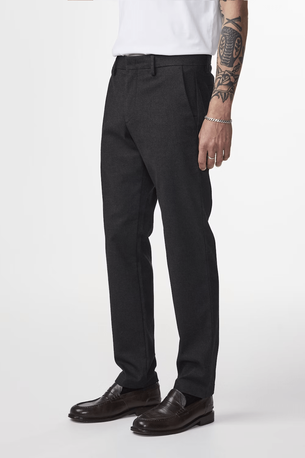 NN07 Pantalons Pantalon NN07 - Theo Melange tailored slim Fit Chino 1067