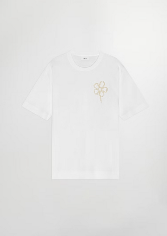 NN07 Polo/T-shirt Cannoli Cream / S T-Shirt NN07 - Pedro EMB 3525