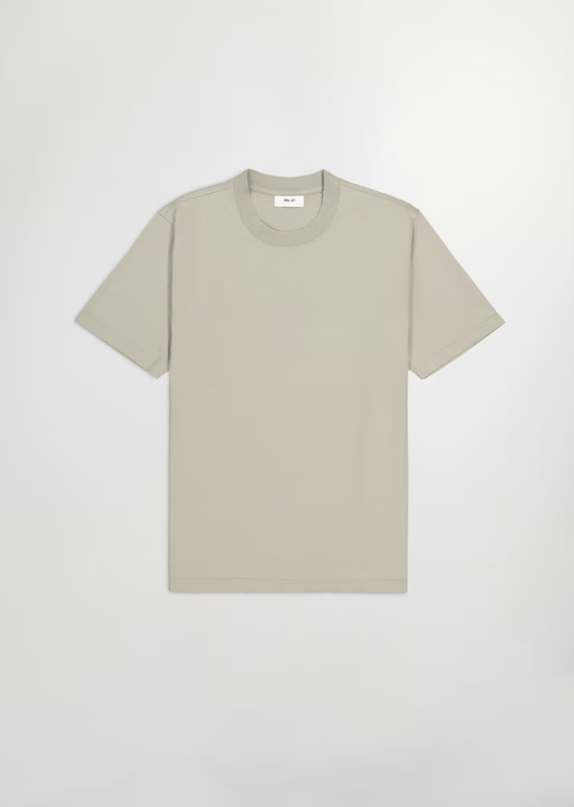 NN07 Polo/T-shirt Fog / S T-shirt NN07 - Adam Casual Pima Tee 3209
