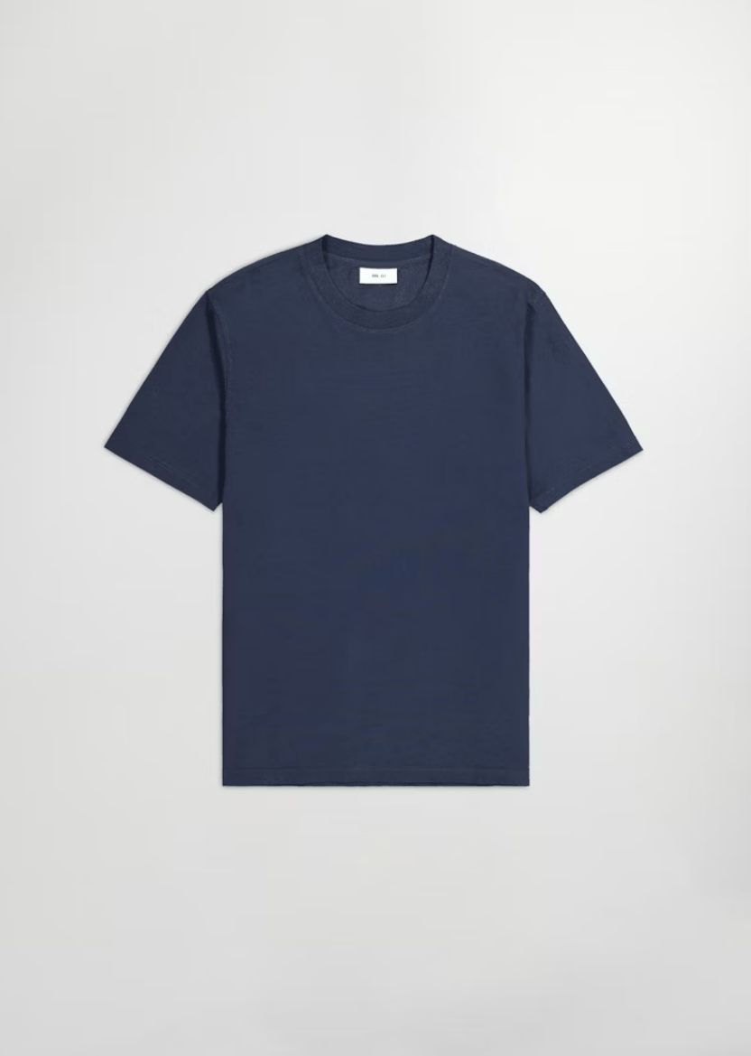 NN07 Polo/T-shirt Navy Blue / S T-shirt NN07 - Adam Casual Pima Tee 3209