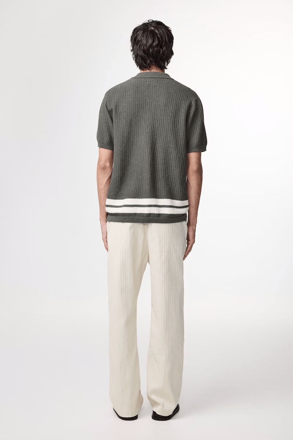 NN07 Polo/T-shirt Polo NN07 - Ares Textured Stitch Shirt 6636