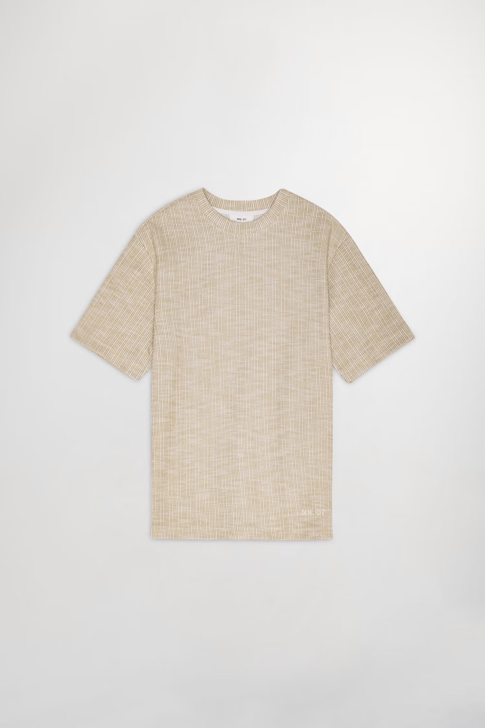 NN07 Polo/T-shirt WHITE PEPPER / S T-shirt NN07 - Nat Boucle Yarn Tee 3520