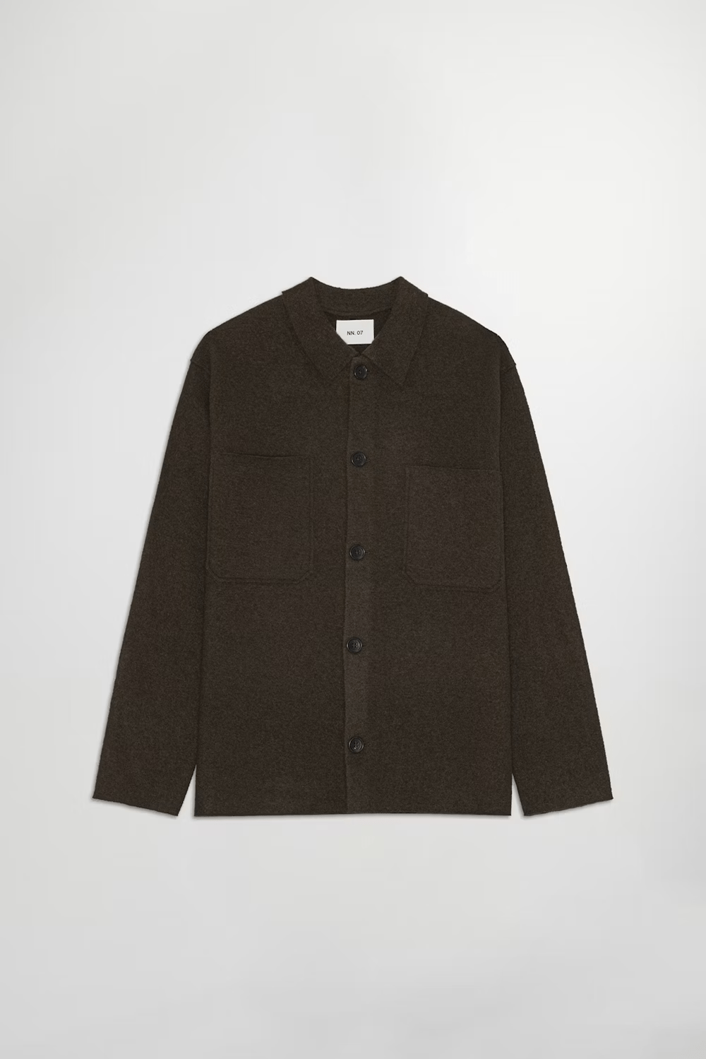 NN07 Pull/Cardigan/Gilet 826 DEMITASSE / XS Surchemises NN07 - Jonas Boiled wool Overshirt 6398