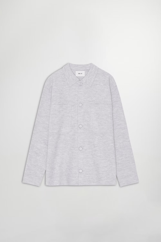 NN07 Pull/Cardigan/Gilet Surchemises NN07 - Jonas Boiled wool Overshirt 6398