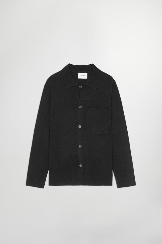 NN07 Veste/Blouson 999 BLACK / S Veste NN07 - Jonas Button-up Overshirt 6530