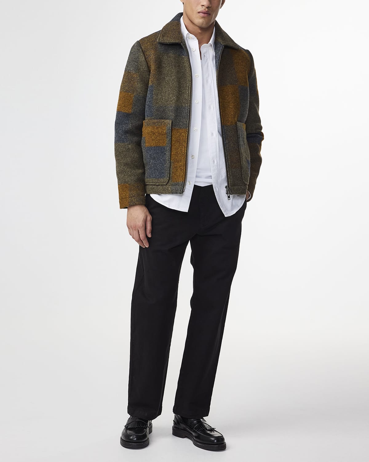 NN07 Veste/Blouson BROWN CHECK / S NN.07 - GAEL