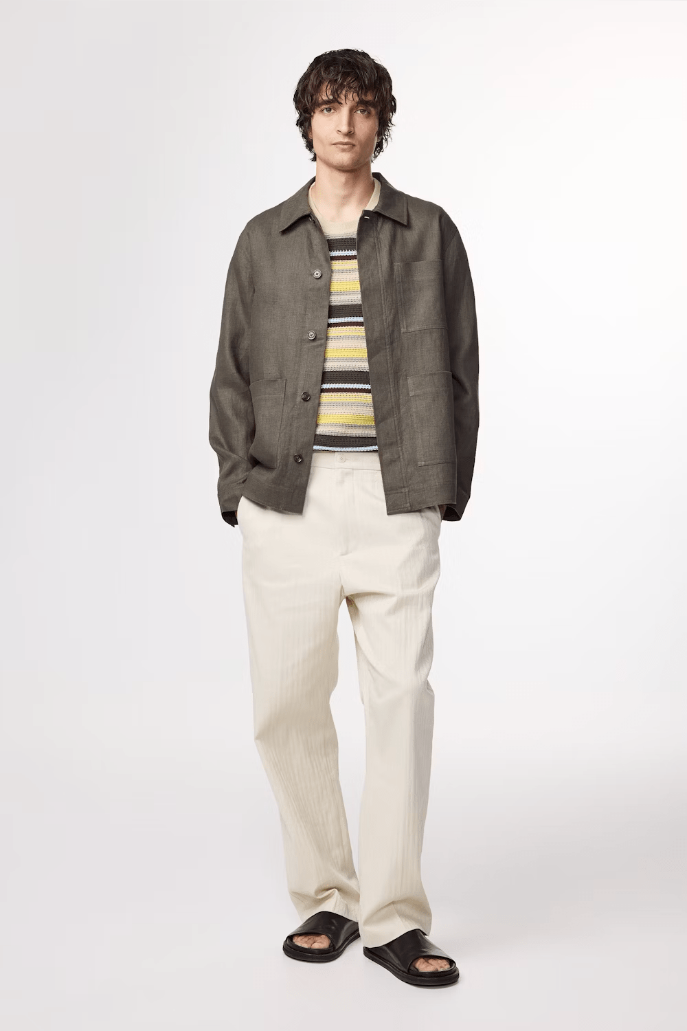 NN07 Veste/Blouson Veste NN07 - Olav Workwear-inspired linen Overshirt 1454