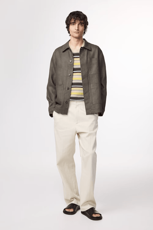 NN07 Veste/Blouson Veste NN07 - Olav Workwear-inspired linen Overshirt 1454