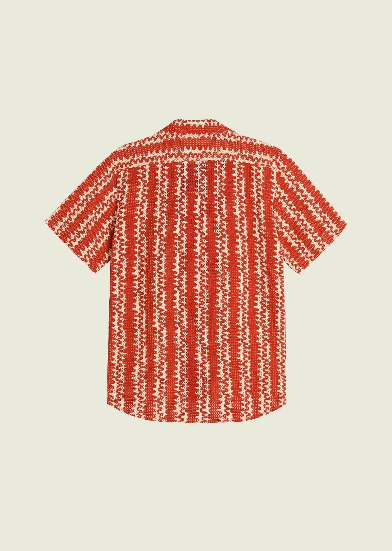 OAS Chemises Chemise OAS - Red Scribble Cuba Net Shirt