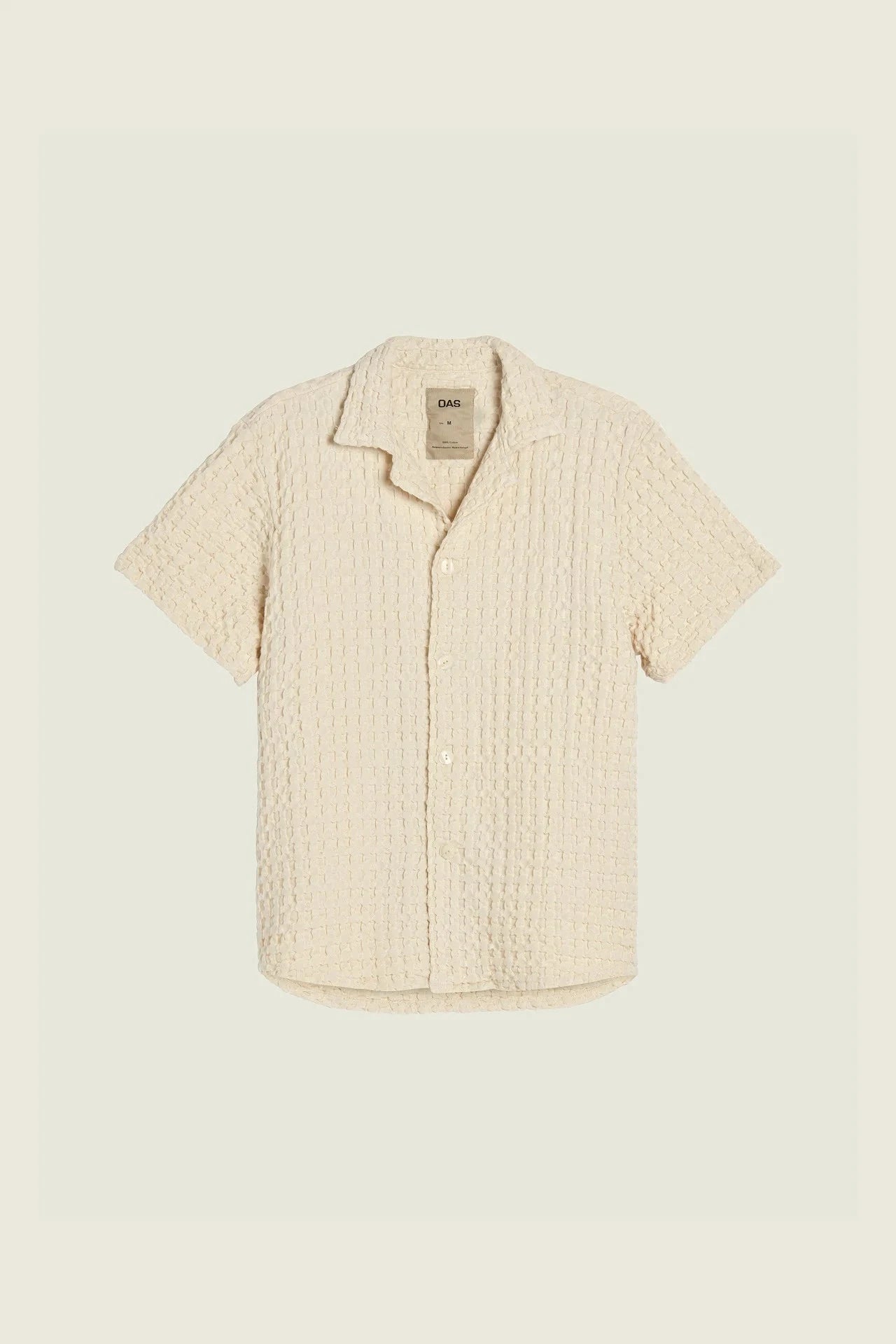 OAS Chemises ECRU / XS Chemise OAS - Cuba Waffle Shirt
