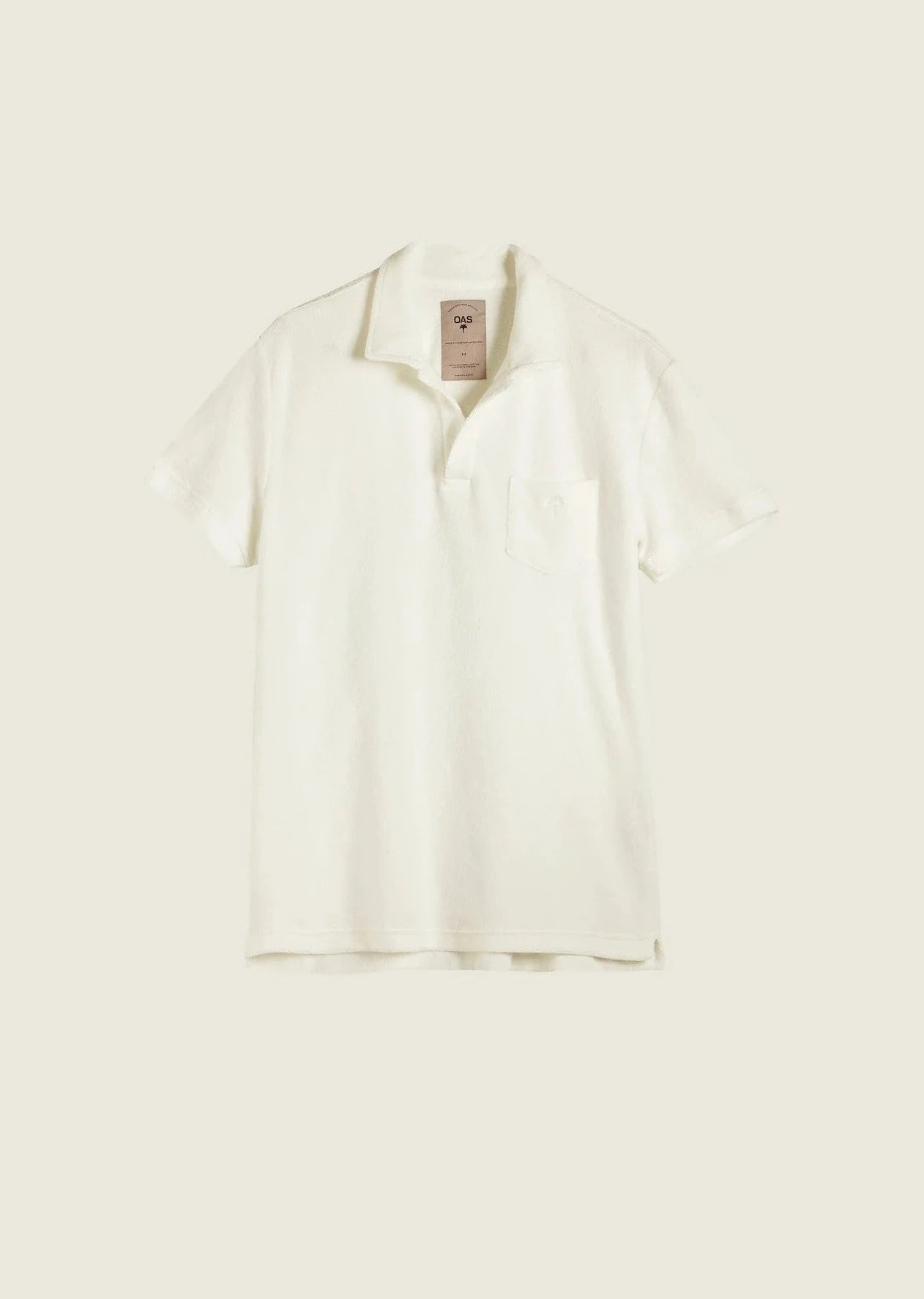 OAS Polo/T-shirt White / S Polo OAS - Polo Terry Shit