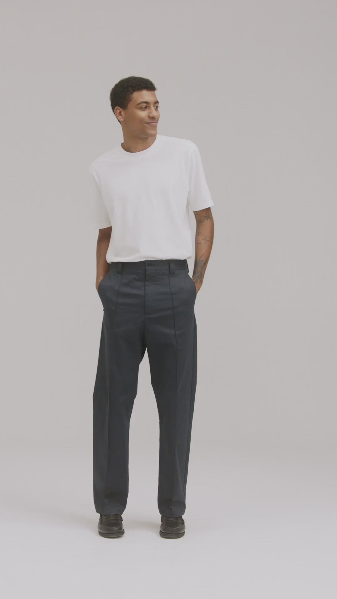 T-shirt NN07 - Adam Casual Pima Tee 3209