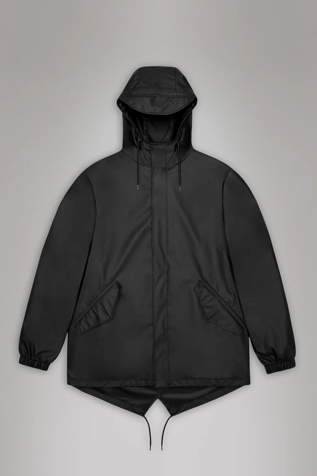 RAINS Veste/Blouson 01 BLACK / S Imperméable Rains - Fishtail Jacket