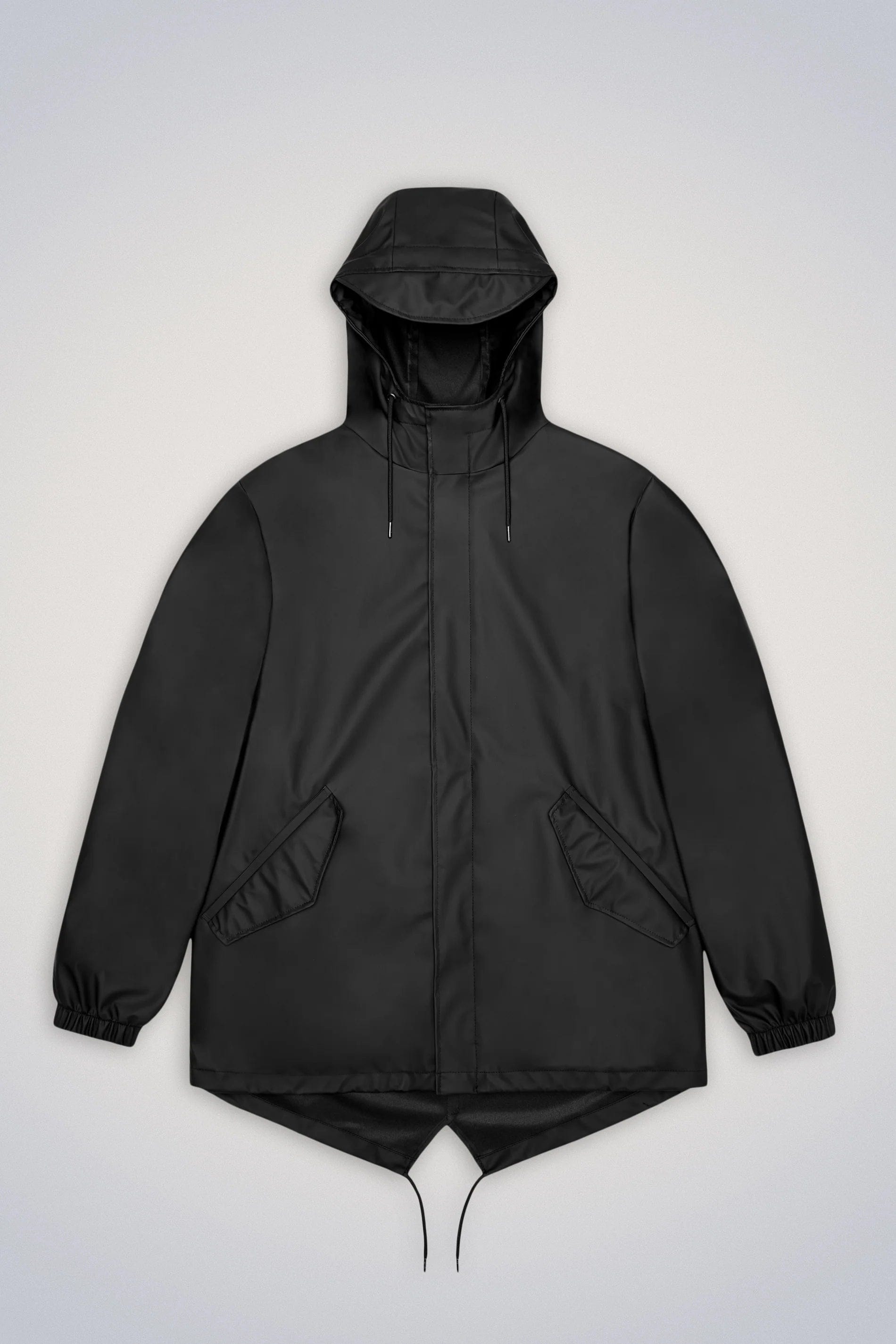 Rains Veste/Blouson Black / XS Imperméable Rains - Fishtail Jacket