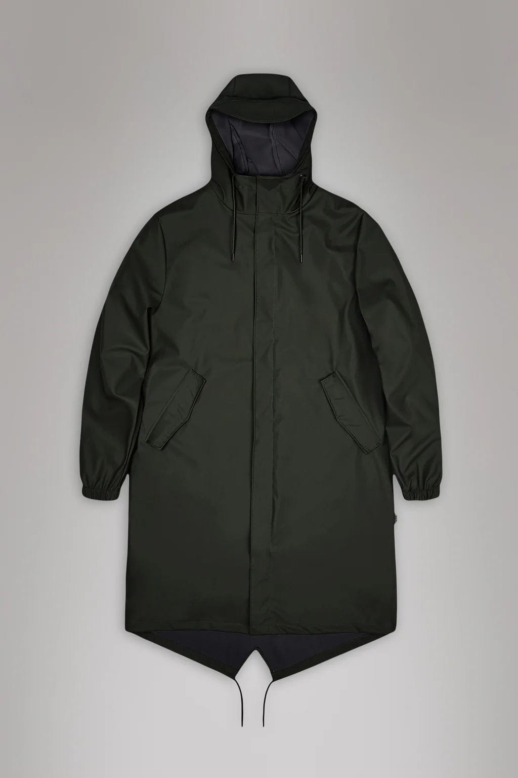 Rains Veste/Blouson Green / XS Imperméable Rains - Fishtail Parka