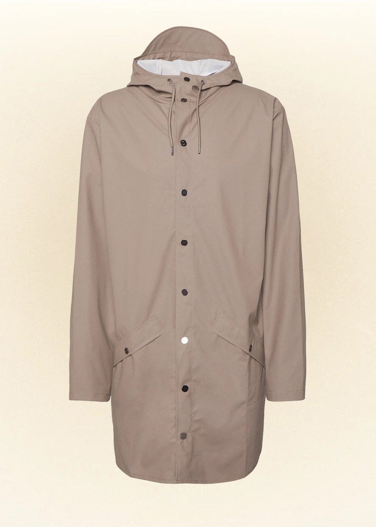 Rains Veste/Blouson Taupe / XS Imperméable Rains - Long Jacket