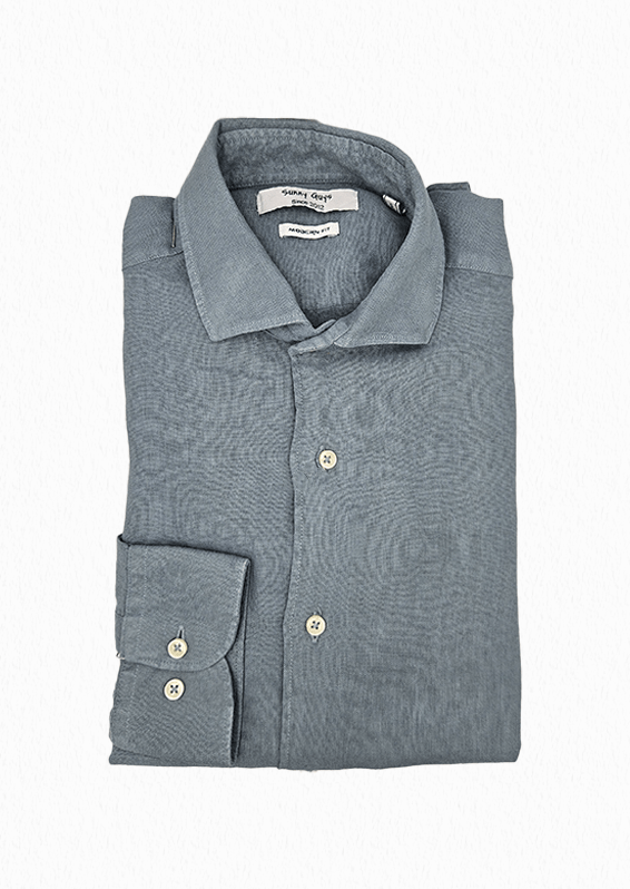 Sunny Guys Chemises Bleu Gitane / S Chemise Sunny Guys - Chemise en Lin