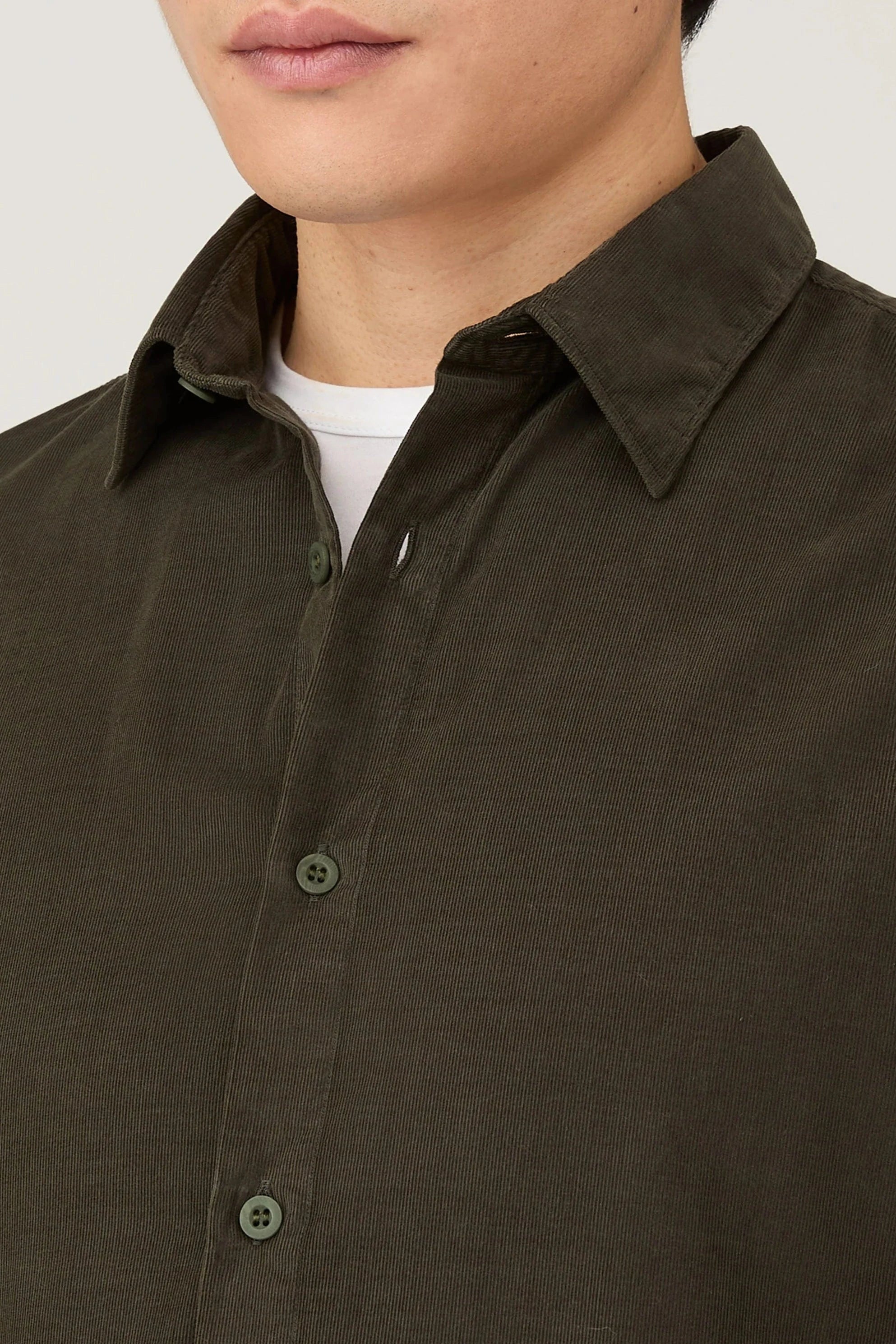 SUNSPEL Chemises Chemise Sunspel - Chemise en velours côtelé fin
