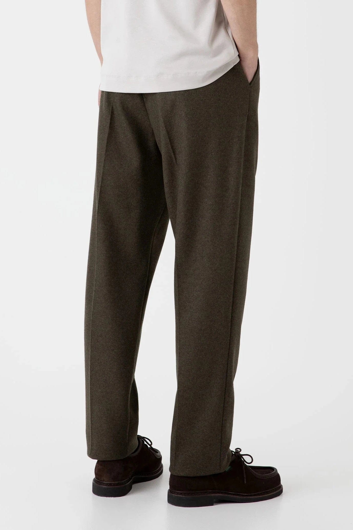 SUNSPEL Pantalons Pantalon Sunspel - Pantalon à pli en laine bouillie