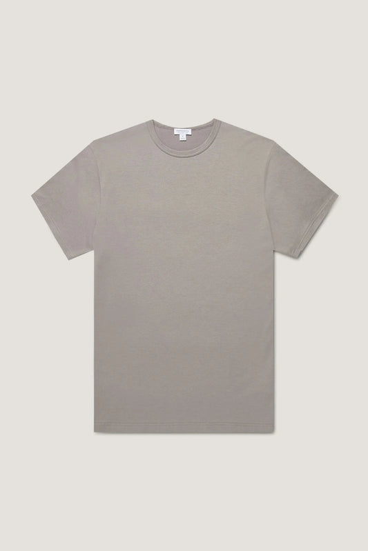 SUNSPEL Polo/T-shirt Gris acier / S T‑shirt Sunspel - T‑shirt classique