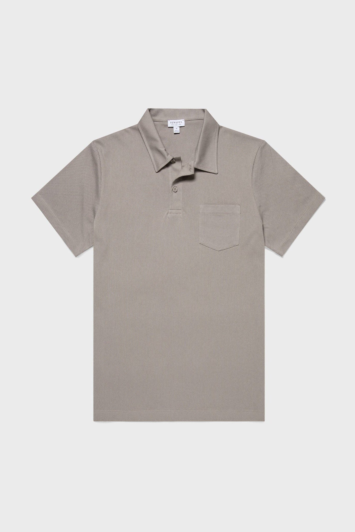 SUNSPEL Polo/T-shirt GYEY / S Polo Sunspel - Polo Riviera