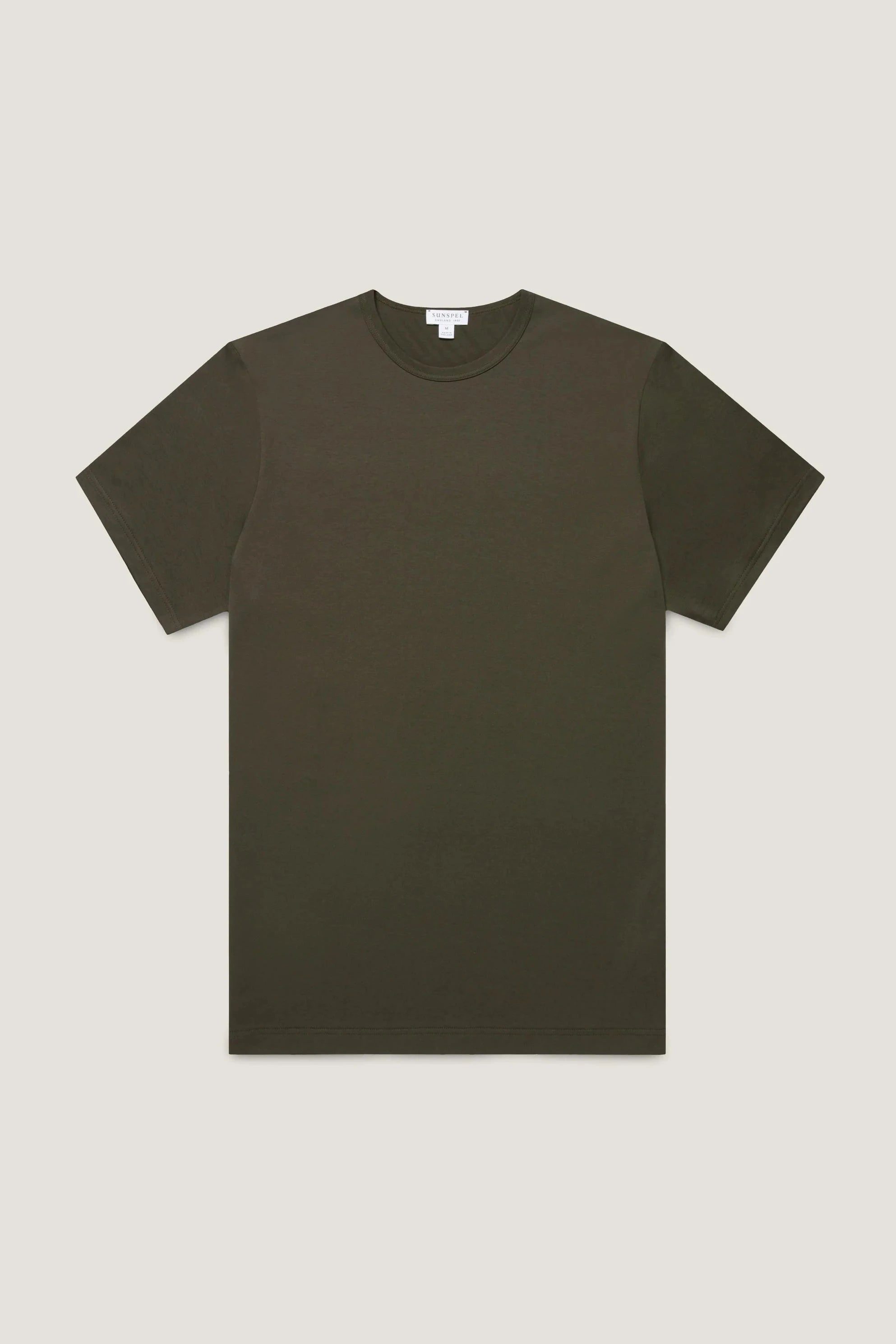 SUNSPEL Polo/T-shirt Vert foncé / S T‑shirt Sunspel - T‑shirt classique