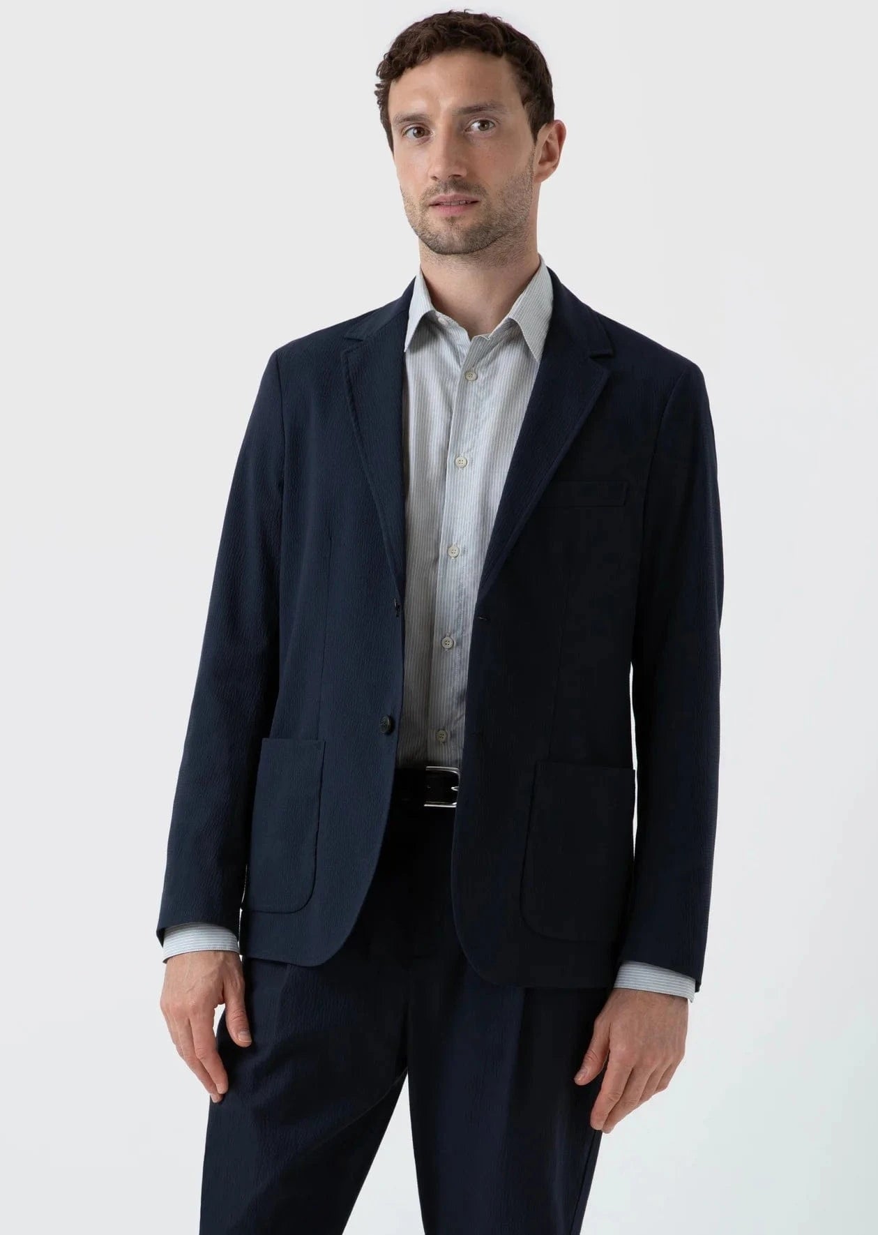 Sunspel Veste/Blouson Blazer Sunspel - Blazer en seersucker