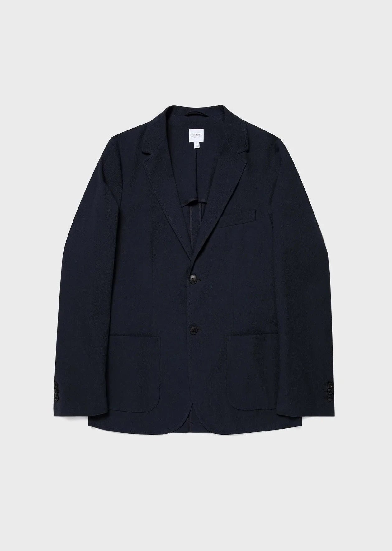 Sunspel Veste/Blouson Navy / S Blazer Sunspel - Blazer en seersucker