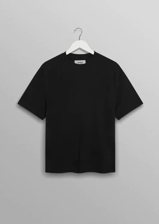 Wax London Chemises Black / S T-shirt Wax London - Dean T-Shirt Textured