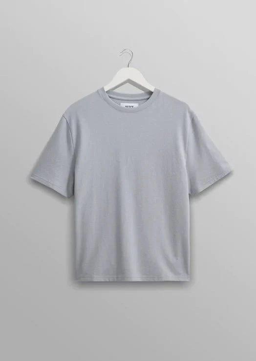 Wax London Chemises Blue / S T-shirt Wax London - Dean T-Shirt Textured