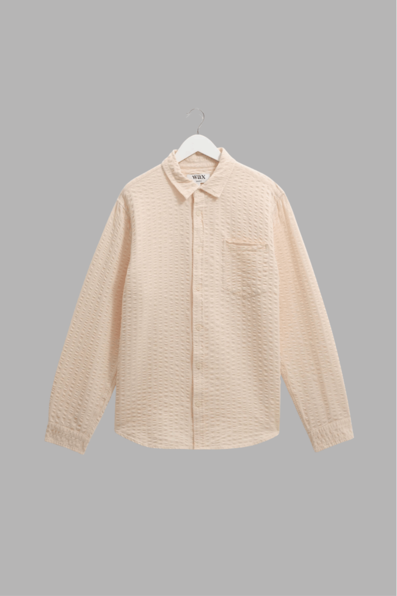 WAX LONDON Chemises WAX LONDON - Shelly - Sage Seersucker Corduroy Shirt