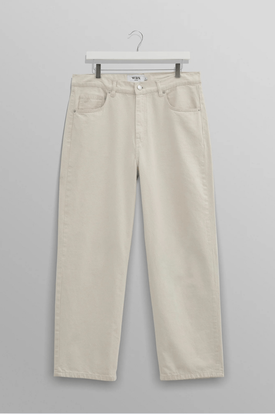 WAX LONDON Jeans WAX LONDON - Felix Vintage Antique Ecru Loose Fit Denim Jeans