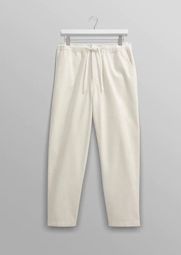 Wax London Pantalons Off White / 28 Pantalon Wax London - Kurt Trousers Twill