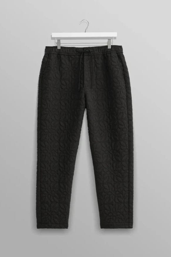 WAX LONDON Pantalons Pantalon Wax London - Black Petal Quilt Trousers