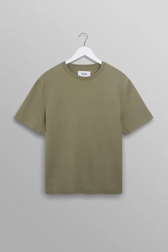 WAX LONDON Polo/T-shirt GREEN / XS T-Shirt Wax London - Dean T-Shirt Textured Color