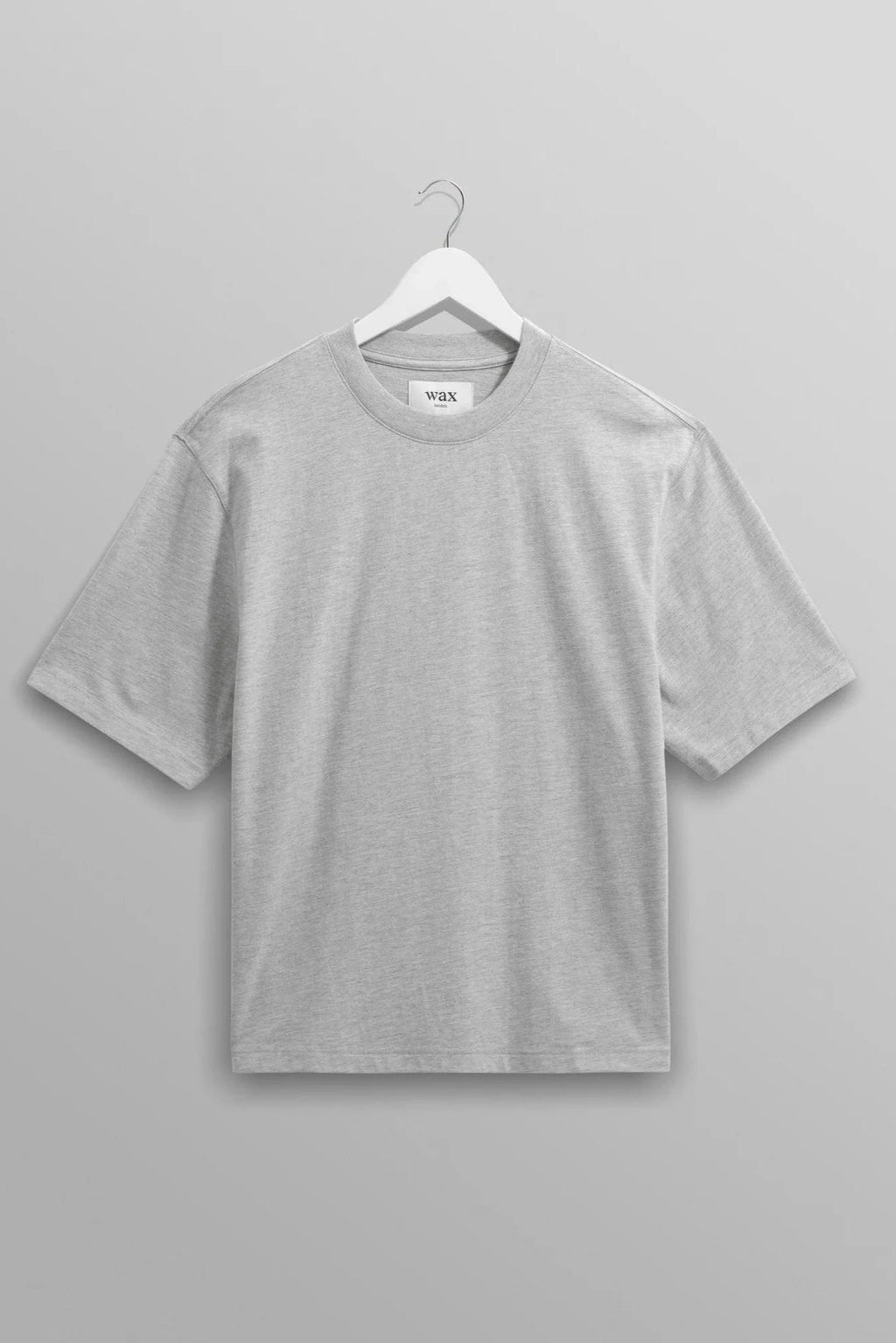WAX LONDON Polo/T-shirt GREY MARL / S T-Shirt Wax London - Milton Organic Emorised Cotton T-Shirt