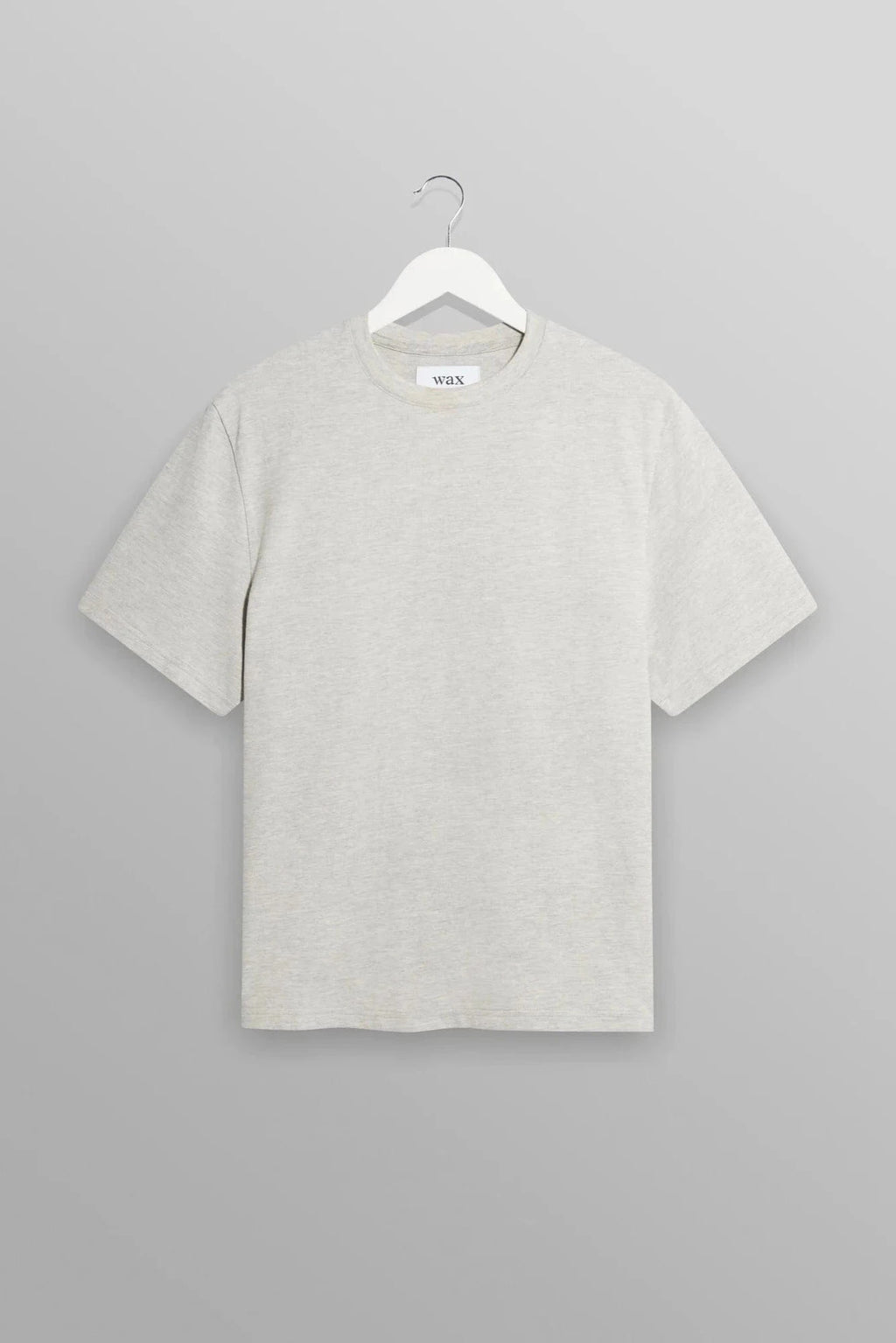 WAX LONDON Polo/T-shirt GREY MARL / XS T-Shirt Wax London - Dean Textured Organic Cotton T-Shirt