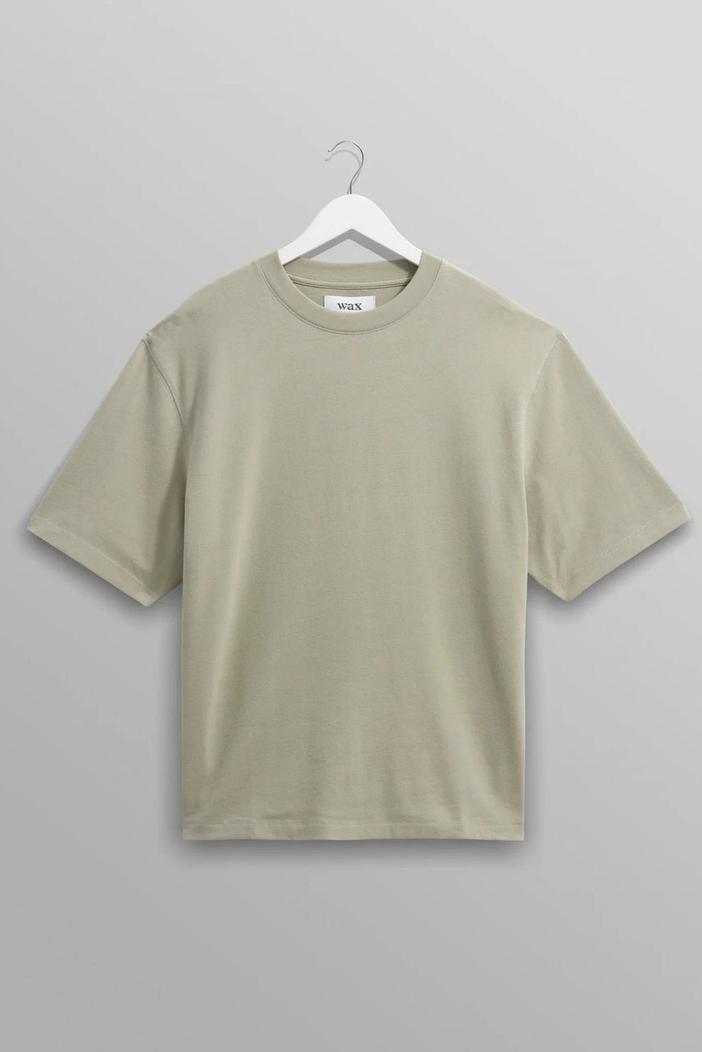WAX LONDON Polo/T-shirt LIGHT SAGE / S T-Shirt Wax London - Milton Organic Emorised Cotton T-Shirt