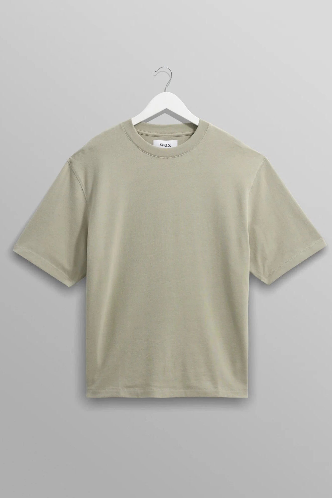 WAX LONDON Polo/T-shirt LIGHT SAGE / S T-Shirt Wax London - Milton Organic Emorised Cotton T-Shirt