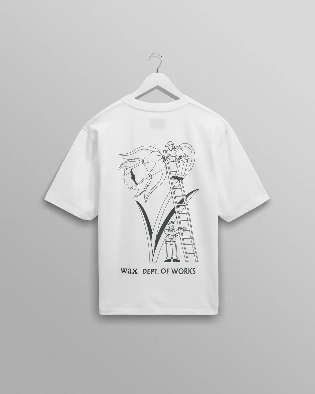 WAX LONDON Polo/T-shirt MILTON SS TEE - Daffodil Graphic Organic Cotton T-Shirt